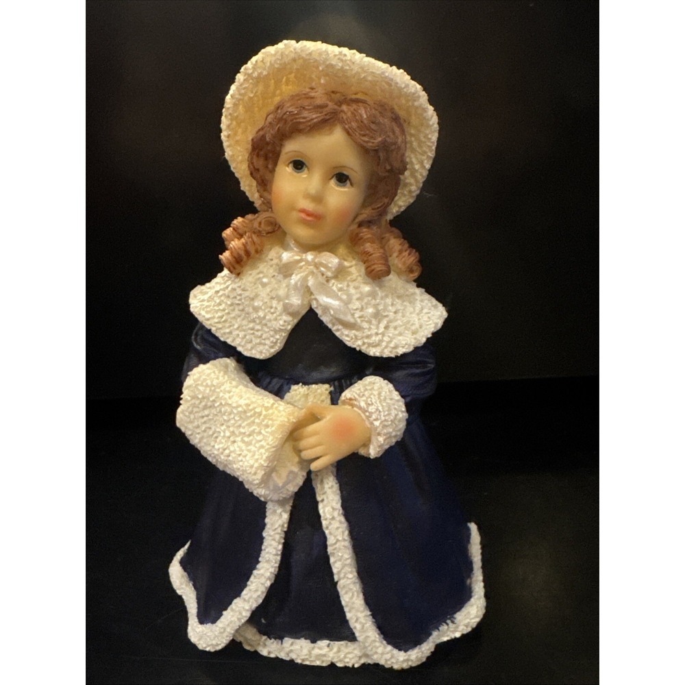 Kmart Gift Gallery Keep Sake Polyresin Doll Purple Dress Figurine 5" NEW IN BOX